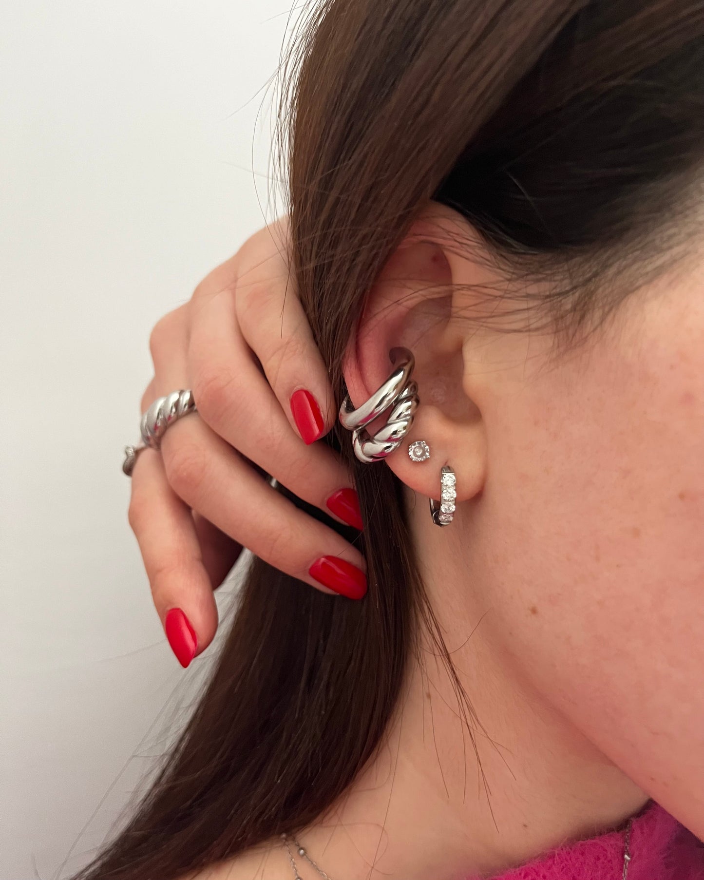 Ear cuff Intreccio