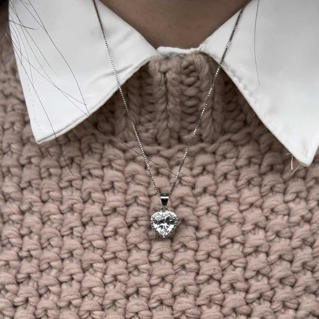 Collana pendente cuore