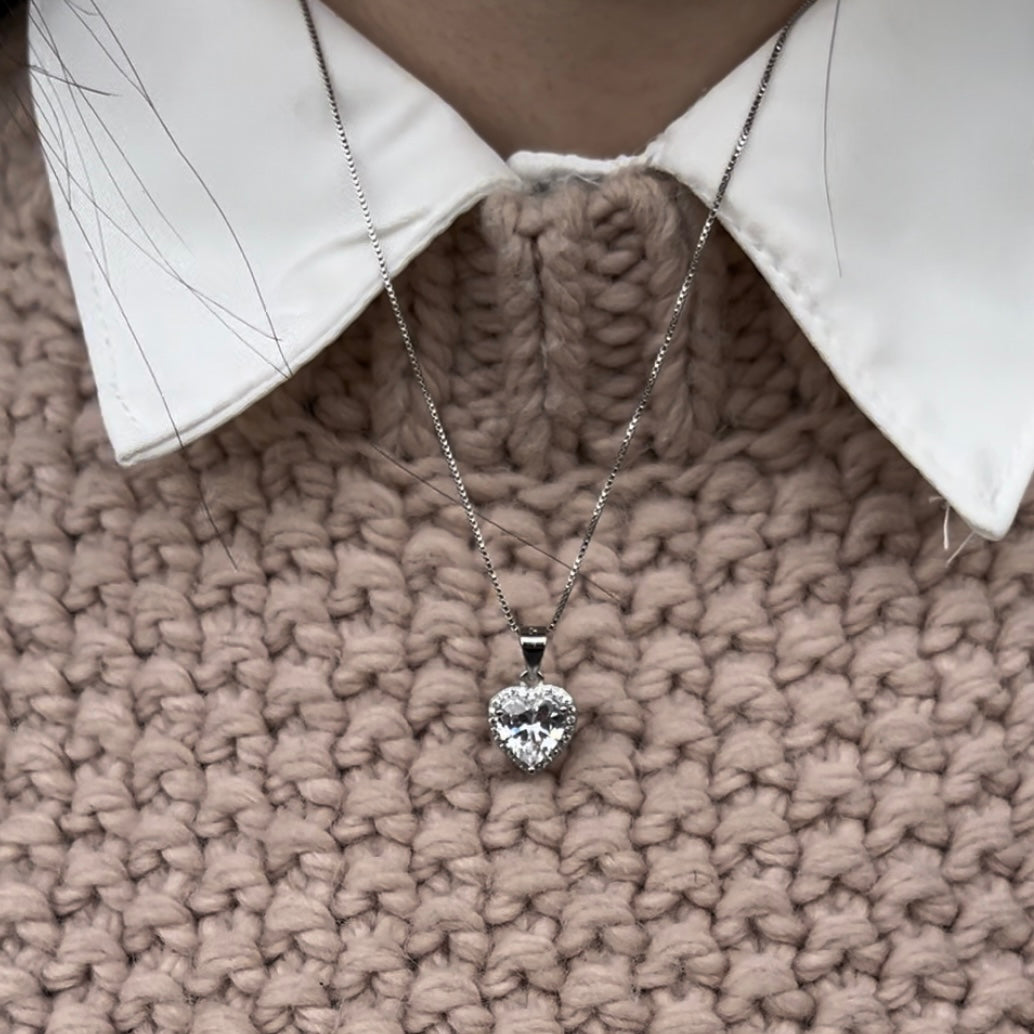 Collana pendente cuore