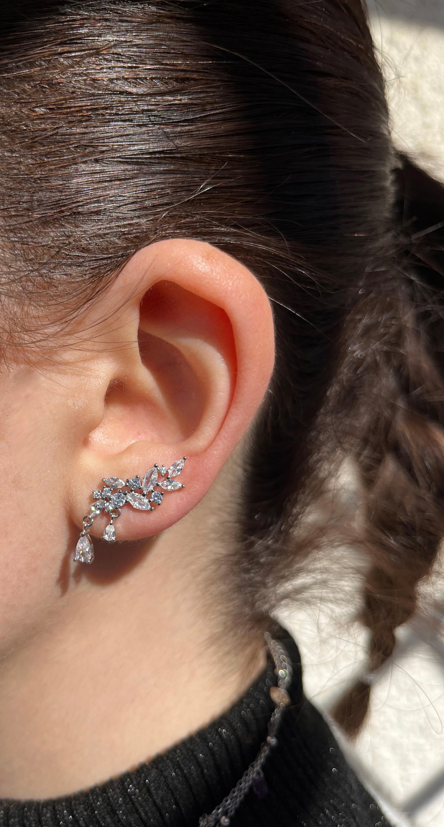 Ear cuff zirconi