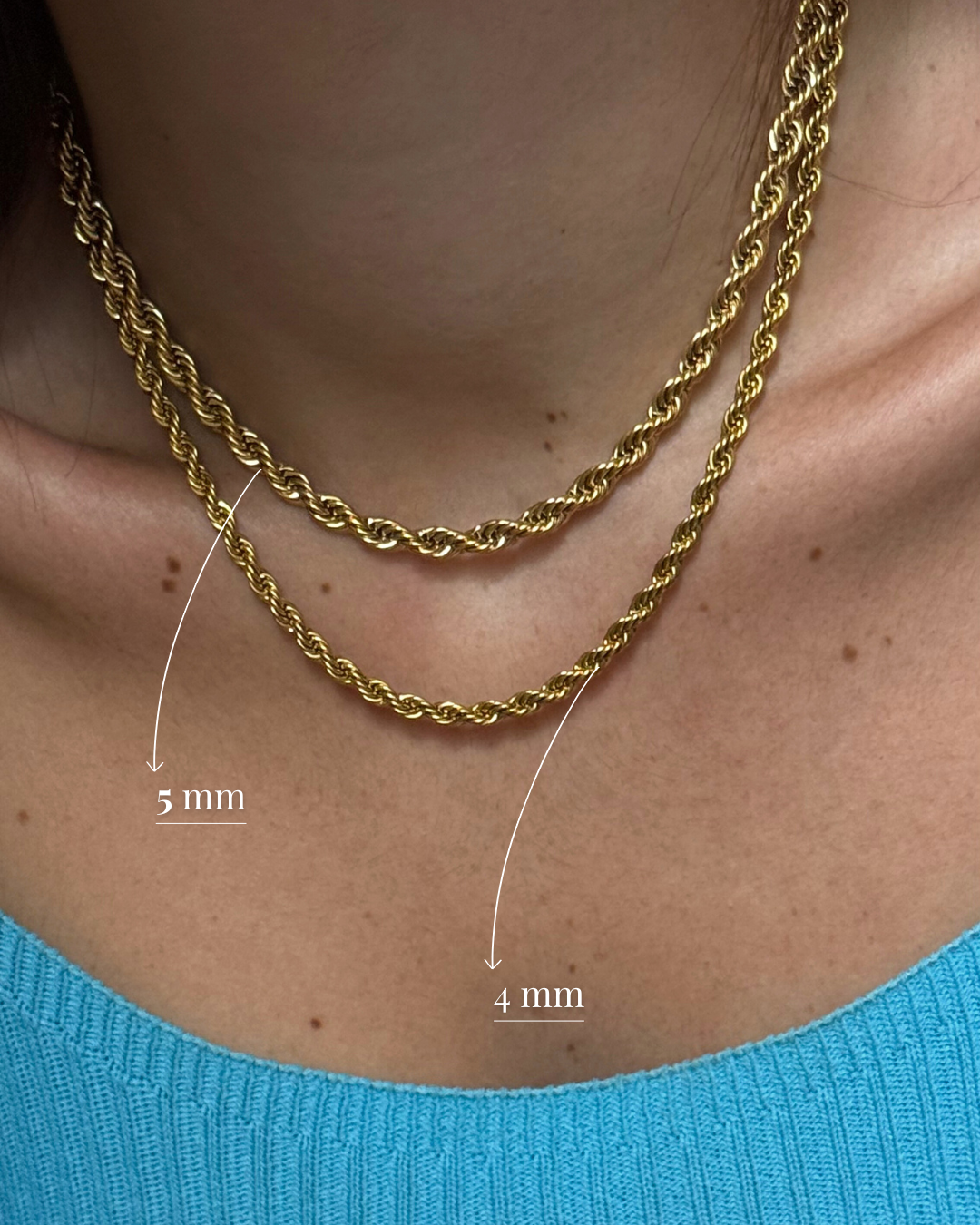 collana torchon dorata, collana intrecciata elegante, collana dorata scollo