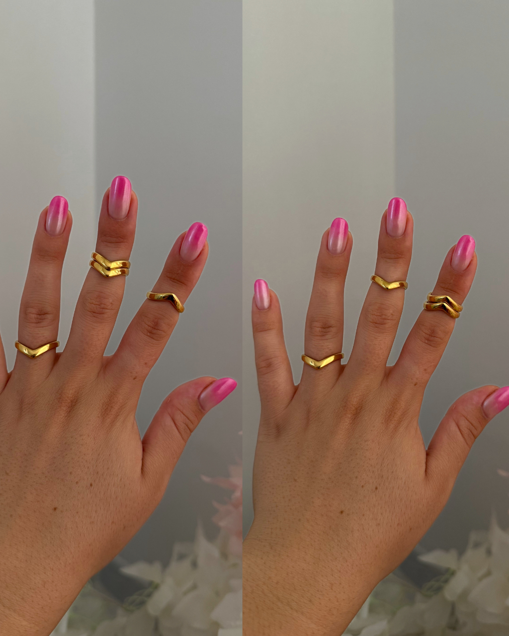 Anello falange sottile regolabile, ideale per abbinamenti multipli