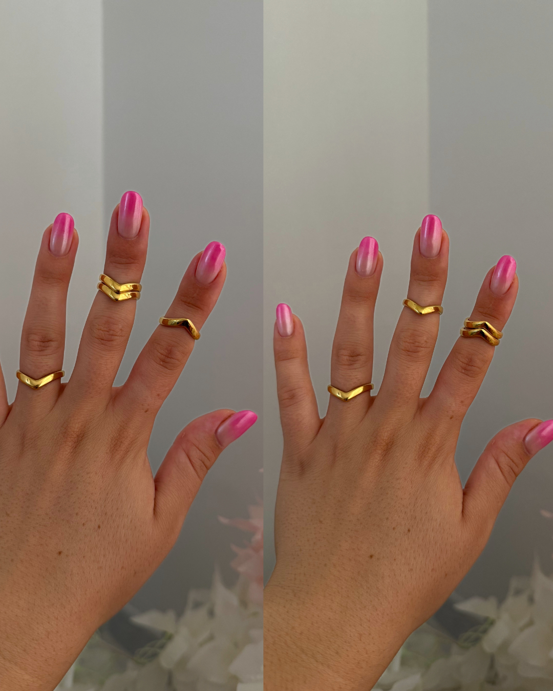 Anello falange sottile regolabile, ideale per abbinamenti multipli