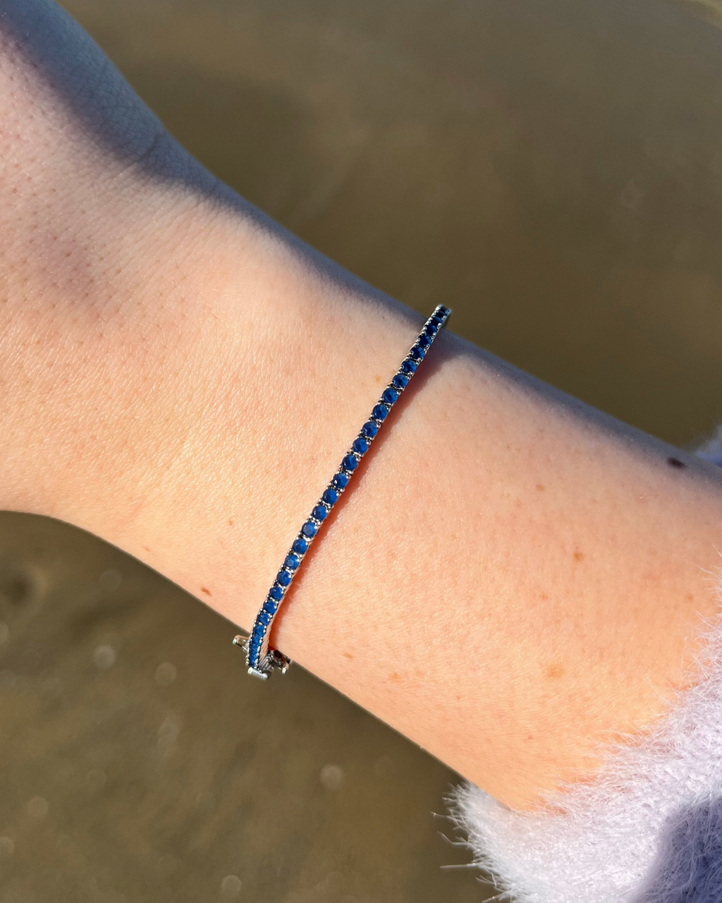 Bracciale tennis in argento 925 disponibile nelle misure 16-17-18-19 cm