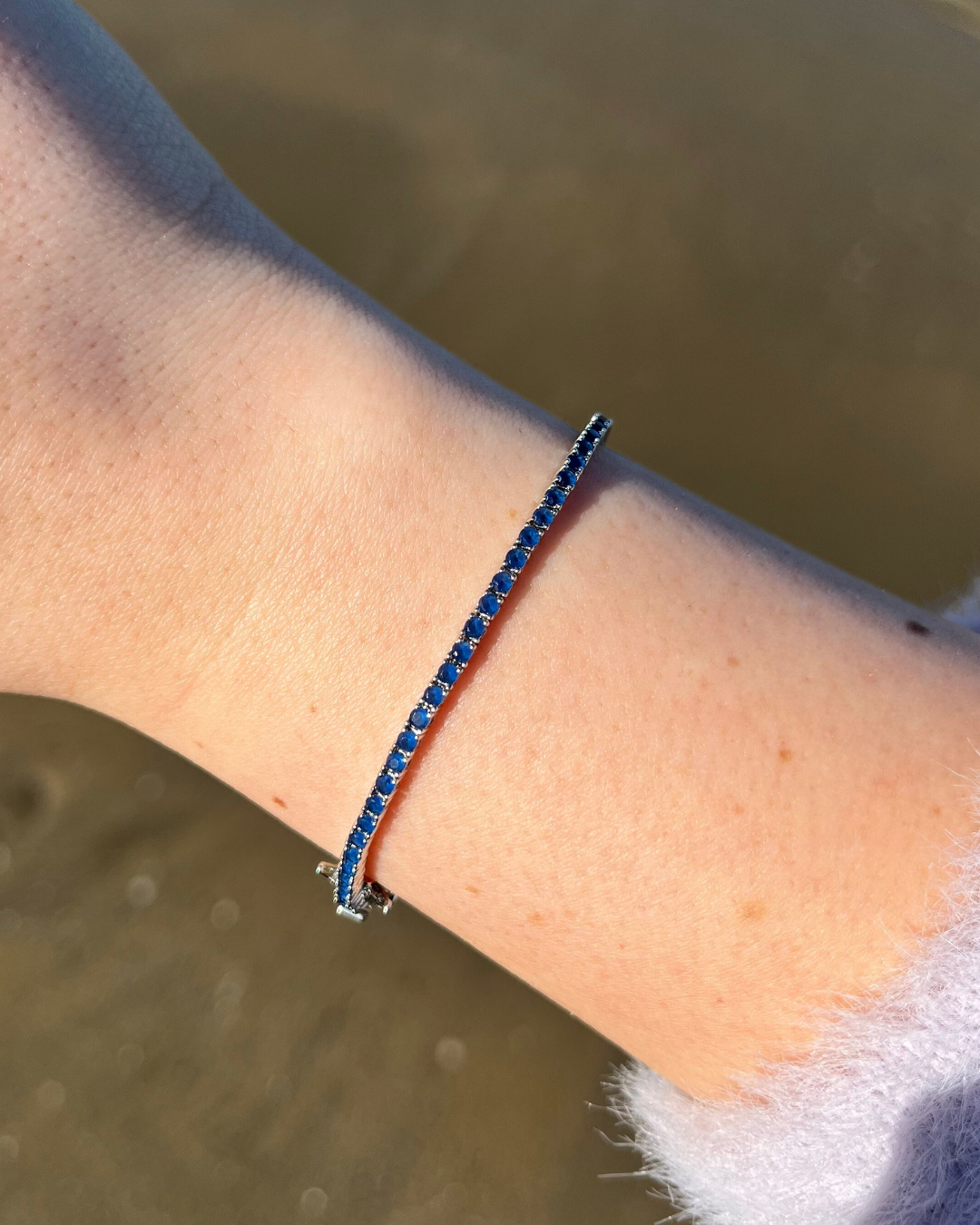 Bracciale tennis in argento 925 disponibile nelle misure 16-17-18-19 cm