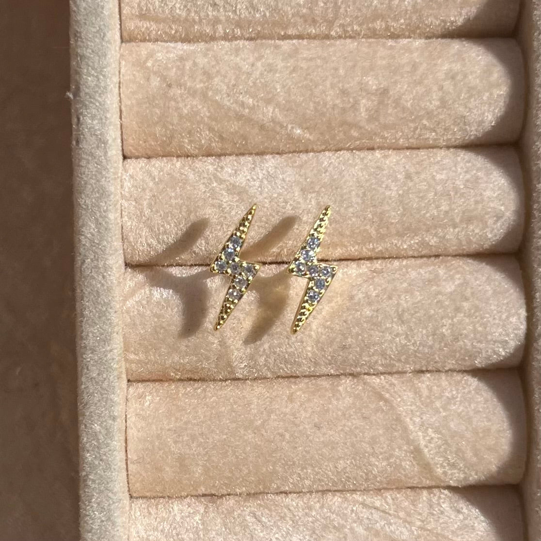 Orecchini fulmine in argento 925