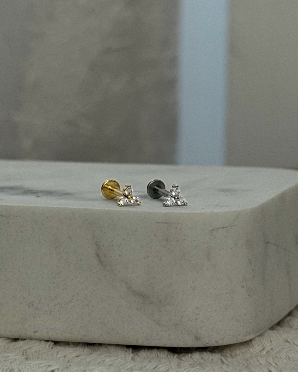 Piercing Trifoglio in acciaio inossidabile