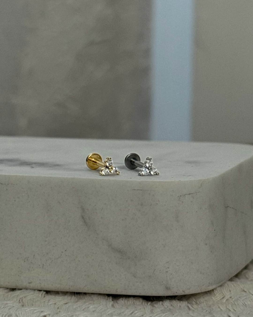 Piercing Trifoglio in acciaio inossidabile